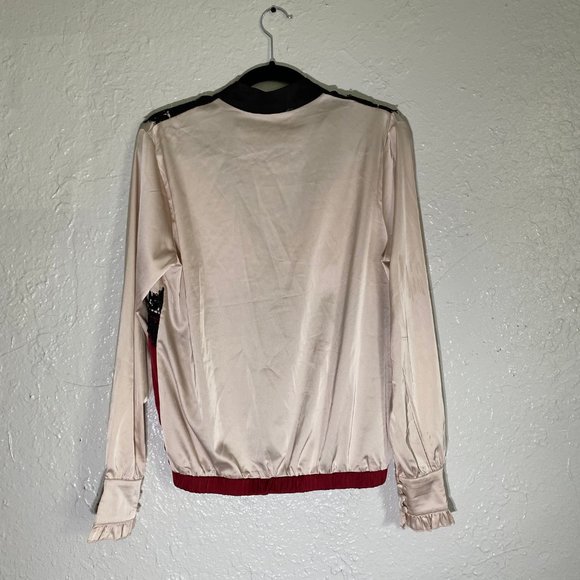 Gimmicks ~ Color Block Bomber Jacket ~ Size M - Picture 6 of 6